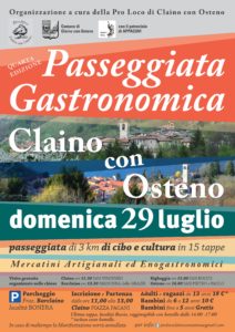 Passeggiata Gastronomica Claino con Osteno