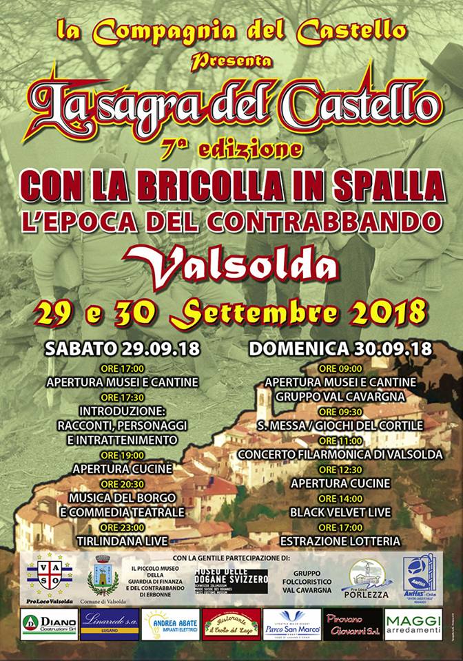 Sagra del Castello di Valsolda: 29 3 30 settembre