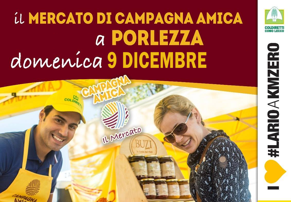 Il Mercato di Campagna Amica: secondo appuntamento a Porlezza