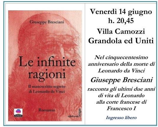 Giuseppe Bresciani presenta Le Infinite Ragioni