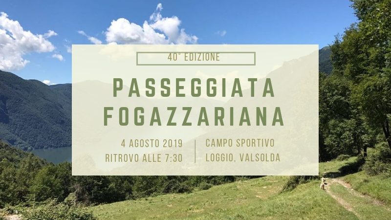 Passeggiata Fogazzariana 2019: la 40esima edizione