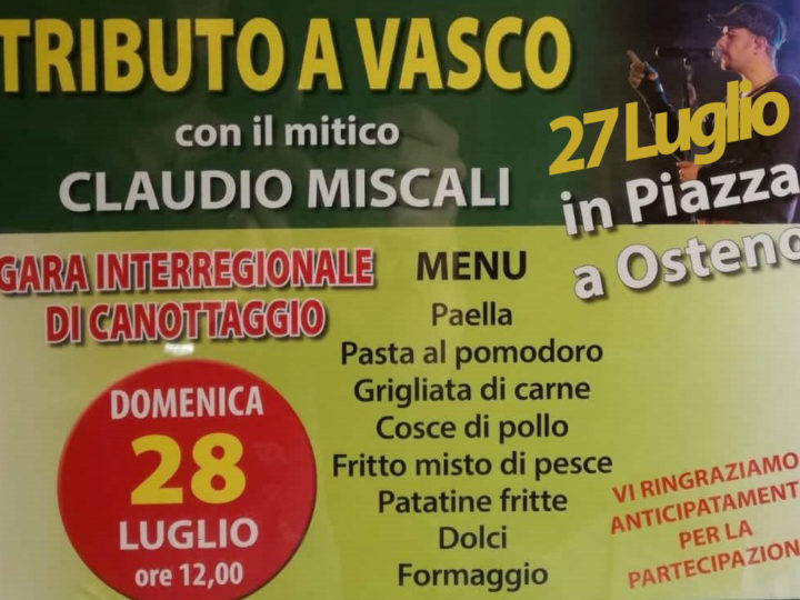 Gare interregionali sedile fisso Osteno: appuntamento domenica 28 luglio