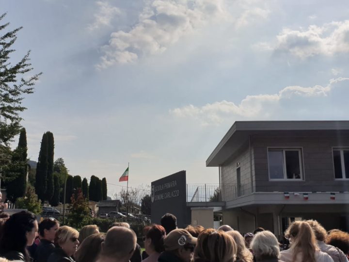 Inaugurazione Scuola Carlazzo: una grande festa fra le autorità