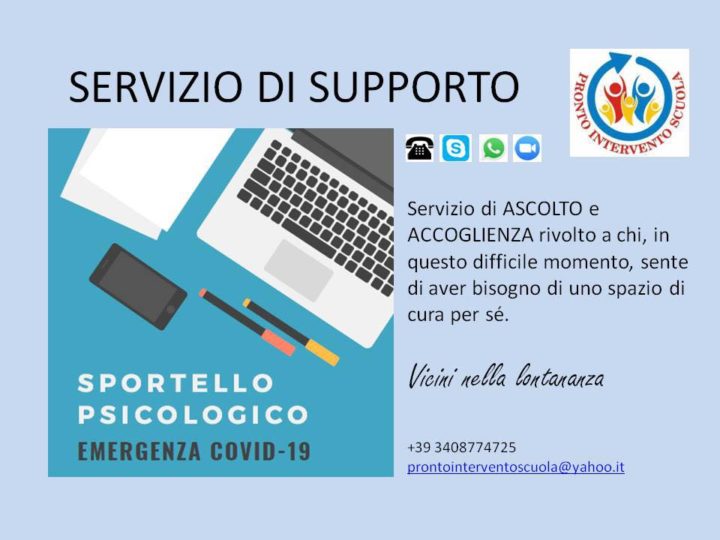 Sportello Psicologico Covid-19: ce lo racconta la dottoressa Nadia Peduzzi