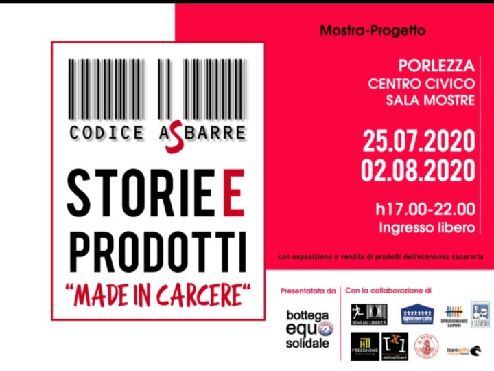 “Codice A Sbarre – storie e prodotti made in carcere” a Porlezza