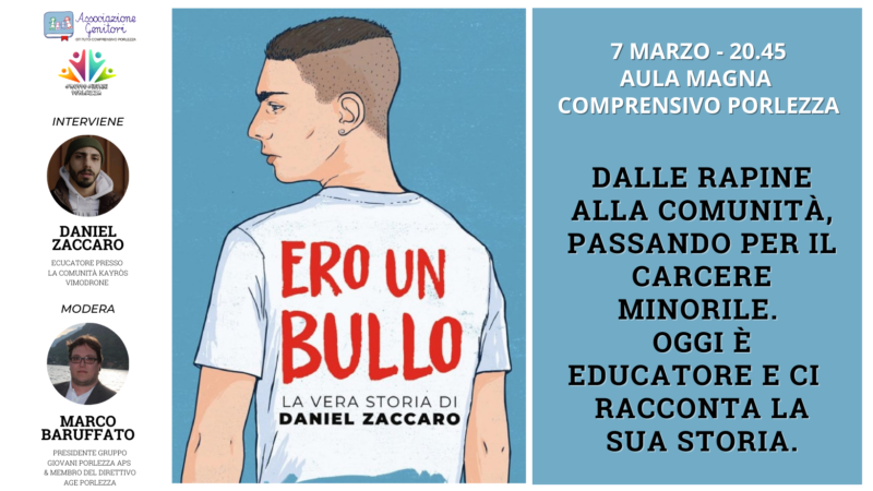 Ero un bullo: Daniel Zaccaro si racconta