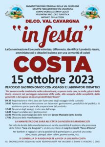 De.Co. Val Cavargna in Festa 2023