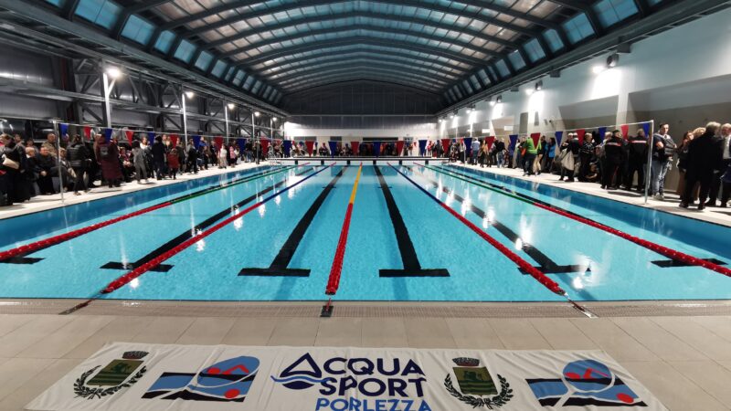 Grande inaugurazione della Piscina a Porlezza